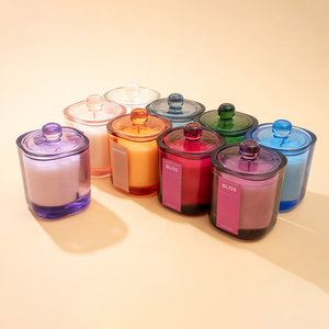 Velas Aromáticas AIKUN de 8*9cm, 150g, Cera de Soya, Marca Reconocida, en Frasco de Vidrio de Color, Velas Perfumadas para Aromaterapia - Product Image 2
