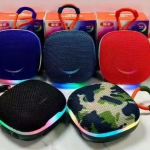 Portable Bluetooth <b>Speaker</b> With <b>Led</b> Light Waterproof Outdoor Mini <b>Speaker</b> For Car Fitness Lawn Use - Product Image 2
