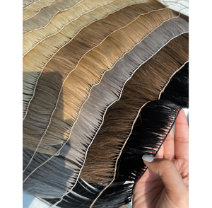 Extensiones de Cabello Humano con Trama de Pluma al por Mayor, 100% Cabello Humano Virgen, de 10 a 34 Pulgadas de Largo, Trama Ligera de 100g - Product Image 5