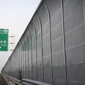 Barriera Acustica in PVC Alternativa alla Parete Fonoassorbente in Cemento Decorazione Murale Fonoassorbente per Uso Autostradale - Product Image 6