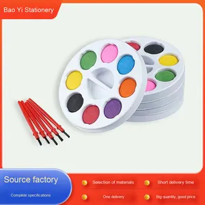 Fabricant de pigments solides peints personnalisés 5/6/8 couleurs pour enfants étudiants peints à la main - Product Image 2