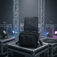 Bolsa de Transporte 4 en 1 para Luces LED RGBW de Aluminio y Plástico, Iluminación de Escenario, 6 Piezas de 18W, WiFi Inalámbrico, IP33, DMX512