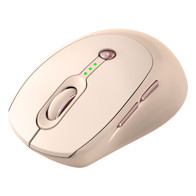 2.4G Wireless BT Ergonomic USB Mouse 2400DPI Optical Portable Mini Rechargeable Mice for Laptop/Desktop 3D OEM Supported