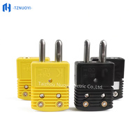 Connecteur de capteur de température de type J OSTW-J-F/M OEM ODM Nylon PA IP65 -29~220°C Prise mâle/femelle