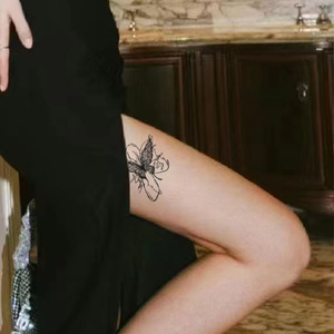 WB 5 Fogli/Confezione Tatuaggi Temporanei Semi-Permanenti per Donne, <span class=keywords><strong>Farfalle</strong></span> <span class=keywords><strong>e</strong></span> <span class=keywords><strong>Fiori</strong></span>, Sexy <span class=keywords><strong>e</strong></span> Realistici, Impermeabili, Adesivi Stencil - Product Image 1