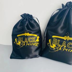 Hot Sell OEM Customizable Logo Satin <b>Drawstring</b> Jewelry <b>Pouch</b> High Quality Gift Promotions Jewelry <b>Pouch</b> Wig Dust Bag - Product Image 6