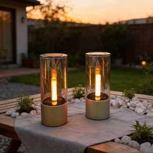 <span class=keywords><strong>2026</strong></span> Neue Solarbetriebene Tisch-LED-Flammenlaterne: Dekorative Flammenlampe für Innen und Außen mit Realistischem Flackereffekt - Product Image 1