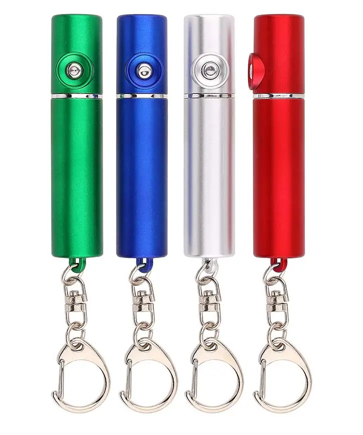 Mini lanterna led multifuncional, caneta de lanterna led multifuncional fácil de transportar para viagens, autodefesa, logotipo