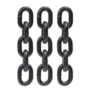 G80 Black Oxide Truck Trailer Steel Lifting Chain High Strength Chain For Ship