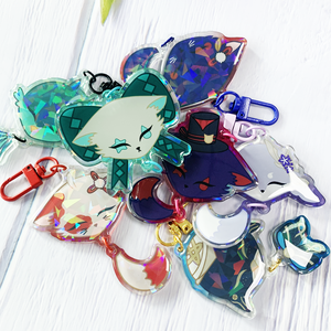 พวงกุญแจอะคริลิคแบบปรับแต่งได้พวงกุญแจพลาสติกอะนิเมะน่ารัก - Product Image 6