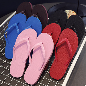 Tongs et sandales de plage pour femmes, antidérapantes, couleur unie, massage, anti-odeur, nouveau style 2026 - Product Image 2