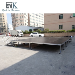 Plataforma de Altura Ajustable con Estructura de Aluminio y Barandillas - Product Image 3