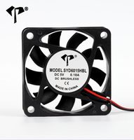 Mini ventilateur axial DC configurable 6015 60x60x15mm 5V 12V 24V FG RD Signal PWM Options de terminaison USB personnalisées Ventilateur de refroidissement sans balais