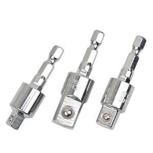 ZHCY Pneumatic Wrench Adapter 1/4 In Steel Hex To Square Socket Converter For Electric Drill - Product Image 2