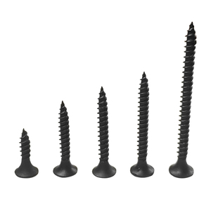 Vis à cloison sèche en phosphate noir avec tête <span class=keywords><strong>de</strong></span> clairon Phillips Filet grossier Tige en spirale Matériau galvanisé pour la <span class=keywords><strong>construction</strong></span> - Product Image 1