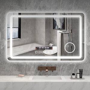 <span class=keywords><strong>Espejo</strong></span> de <span class=keywords><strong>Baño</strong></span> LED Rectangular CF BLM1004 de 40*60cm para Ducha sin Marco, Lámpara de Pared Decorativa <span class=keywords><strong>con</strong></span> Iluminación Inteligente - Product Image 1