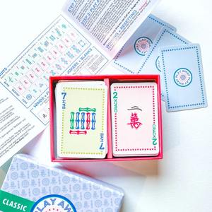 <span class=keywords><strong>Juego</strong></span> <span class=keywords><strong>de</strong></span> Cartas <span class=keywords><strong>de</strong></span> Mahjong <span class=keywords><strong>de</strong></span> Diseño <span class=keywords><strong>de</strong></span> Marca, PVC, Papel Duro, Resistente al Agua, Fichas <span class=keywords><strong>de</strong></span> Mahjong, Cartas <span class=keywords><strong>de</strong></span> Baraja, Estilo Americano - Product Image 6