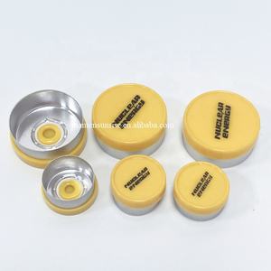 LOGOTIPO personalizado 13mm 20mm Fflip off Caps Crimp Alumínio Tops 10ml Injection Vial Flip Top Cap - Product Image 1