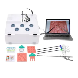 Laparoscopic Endo Trainer with Endoscope Camera, Laparoscopic Simulators Training Box for Laparoscopy