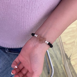 Collar de plata de ley S925 con lazo, cadena de clavícula con luz de luna naranja para mujer, regalo, joyería, accesorio de moda elegante - Product Image 3