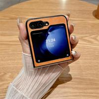 Produits tendance pour Samsung Galaxy Z Flip 6 Z Flip 5/4/3 étui de téléphone magnétique pliant en cuir