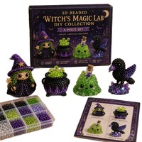 Kit de perles DIY Halloween avec boîte colorée - Cadeau artisanal, cadeaux de fête, jouets décoratifs et festifs, en plastique, saisonnier, 12 ans et plus, vente en gros
