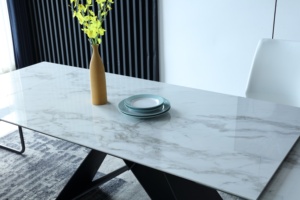 En Céramique moderne <span class=keywords><strong>table</strong></span> à <span class=keywords><strong>manger</strong></span> <span class=keywords><strong>Extensible</strong></span> - Product Image 4