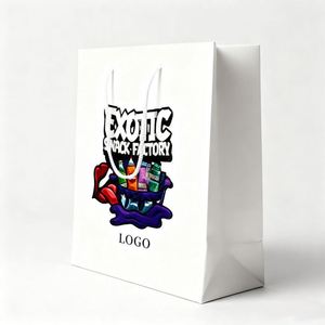 OEM Gold Stamped Apparel Shoe Bag Premium Paper <b>Carrier</b> for Footwear and <b>Garment</b> Store Packaging - Product Image 1