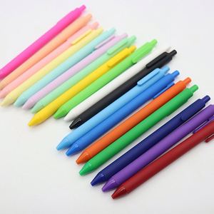 15 stylos gel personnalisés 0,5 mm, encre pastel Morandi, esthétiques, pour journalisation, mignons, rétractables, corps doux au toucher, séchage rapide - Product Image 2