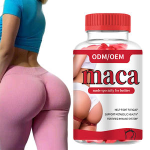 Gomas de Suporte para Saúde Adulta com Máxima Curvatura e Aumento de Glúteos, Fórmula de <span class=keywords><strong>Maca</strong></span> e Aguaje, Suporte Profissional de Silica para Projeção Traseira - Product Image 1