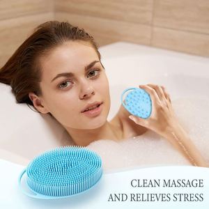 Cepillo de Silicona para el Cuerpo, Estilo Simple, Exfoliante, para Champú y Baño, Venta al Por Mayor de Fábrica - Product Image 5