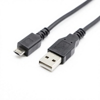 Kabel Pengisi Daya USB 2.0 Male ke Micro USB 5Pin (V8), Kabel Charger Ponsel Android, 1m / 1.2m Opsional