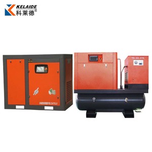 Industrial Lubricated Screw <b>Air</b> Compressor with 200L-300L Tank 380V 50Hz 8bar 10bar Low Noise - Product Image 1