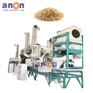 ANON 20-30 tpd multifunctional combined rice mill rice polisher rice milling machine for sale wheat stone removing machine