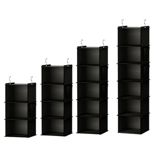 Bền vững vải không dệt lưu trữ treo túi có thể giặt và có thể gập lại nhiều lớp quần áo phân loại tổ chức Lưu trữ tủ quần áo - Product Image 2