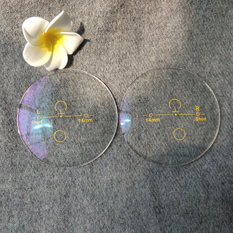 China Optical Lens Hersteller 1.56 Gleit sicht gläser Kunststoff-Brillen gläser
