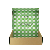 Caja de Cartón Corrugado Plana, Recubierta, Pequeña, para Regalos, Embalaje, Envíos Postales