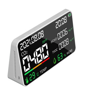 Air Quality Monitor CO2 TVOC HCHO Detector LCD Display Indoor Outdoor Use 1ppm Resolution Shenzhen Made - Product Image 4