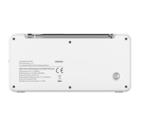 Radio portable DAB/DAB+ FM 1800 mAh avec écran LCD, haut-parleur intégré et lumière d'urgence pour l'Europe - Product Image 6