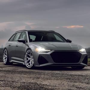 Jantes forgées monobloc RCSR personnalisées de 18, 19, 20, 21, 22 pouces, à rayons multiples, 5x112, chromées, pour <span class=keywords><strong>Audi</strong></span> A4 A5 A6 A7 RS4 <span class=keywords><strong>RS6</strong></span> RS7 - Product Image 6