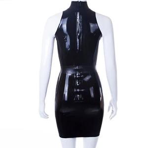 Mascarade fétiche <span class=keywords><strong>Latex</strong></span> caoutchouc Gummi bleu clair body uniforme d'allaitement Catsuit taille XS ~ XXL - Product Image 2