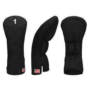 Factory Supply High Quality Waterproof PU Leather Driver Wood Headcover Custom <b>Golf</b> Club Head Covers OEM Service - Product Image 1
