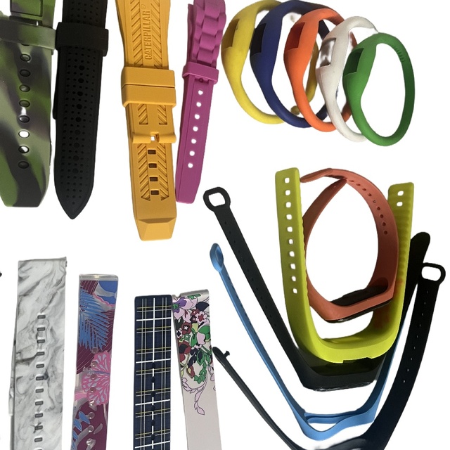 Silicone Watch Band Factory Rubber Silicone Bracelet Watch Strap Band for Smart Watch Fashion Strap
