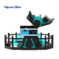 Renixsim, Otra Atracción de Realidad Virtual 9D para Parque de Atracciones, 720 °   Máquina de Emociones Extremas con Rotación, Simulador de Movimiento de Alta Inmersión de 720 Grados