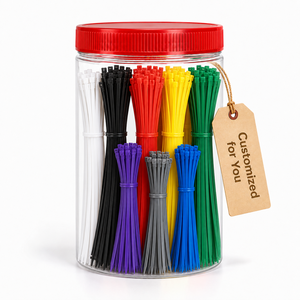 Kit di Gestione Cavi per PC Personalizzato in Barattolo Trasparente, Fascette Colorate Assortite per Setup Gaming e Postazione di Lavoro - Product Image 4