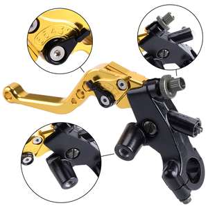 MRELC Universal Motorcycle 7/8" 22mm Handlebar <b>Brake</b> Master <b>Cylinder</b> Clutch Lever CNC Left & Right Set Compatible - Product Image 2