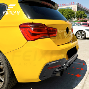 ناشر هواء خلفي جديد عالي الجودة لسيارات BMW الفئة 1 F20 F21 LCI <span class=keywords><strong>M</strong></span> Sport 2015-2019 مع خطاف سحب، متوافق بنسبة 100% - Product Image 4