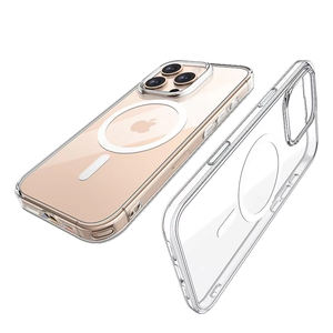 Applicabile alla cassa del telefono 16promax con il bottone della <span class=keywords><strong>foto</strong></span> Iphone16pro Transparen magnetico iphone 15pro max - Product Image 1