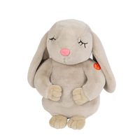 Jouet en peluche lapin endormi personnalisé, jouet en peluche électronique, lapin qui ronfle, jouet en peluche électrique