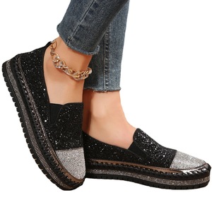Chaussures décontractées pour femmes de grande taille, transfrontalières, internationales, avec paillettes, chaussures tendance pour femmes - Product Image 6